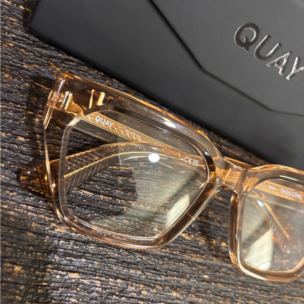 Quay Australia Tan Glasses for Men